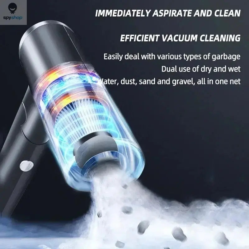 Portable Wireless Car Vacuum Cleaner Wireless Vacuum Cleaner Dual Use for Home and Car 120W High Power Powerful Vacuum Cleaner