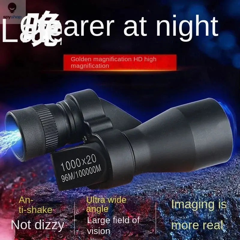 Portable high-definition monocular telescope with high magnification zoom, hunting, camping, mountaineering, outdoor fishing