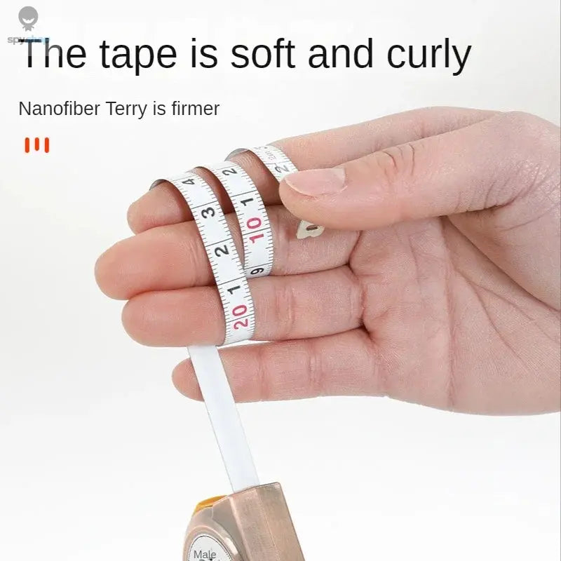 Portable mini tape measure Small household measuring tape retractable 2m Mild steel key chain tape measure Mini measuring tools Spy-shop.com