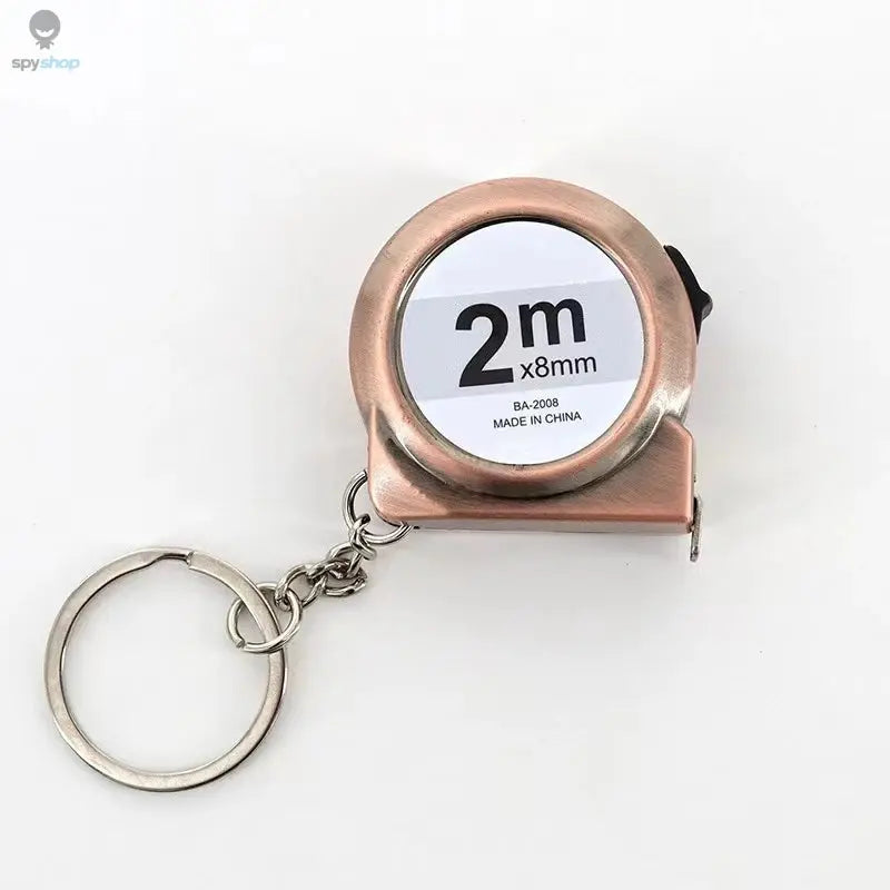 Portable mini tape measure Small household measuring tape retractable 2m Mild steel key chain tape measure Mini measuring tools Spy-shop.com