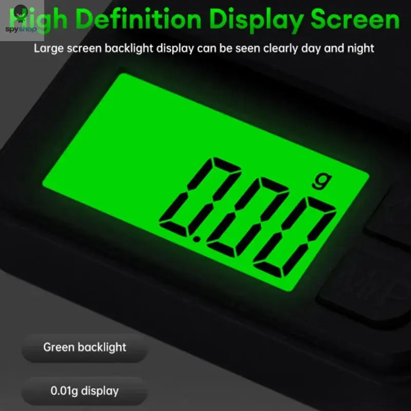 Precision Pocket Scale 1000g X 0.01g - Digital Gram, Food, Jewelry, Ounces/Grains Scale with Backlit LCD - Mini Scale for Travel