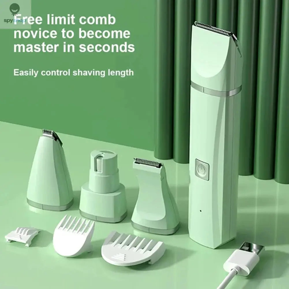Professional 4-in-1 Electric Pet Grooming Tool Set Dog Hair Clippers USB Rechargeable Pets Haircut Trimmer Shaver Cats Supplies Spy-shop.com