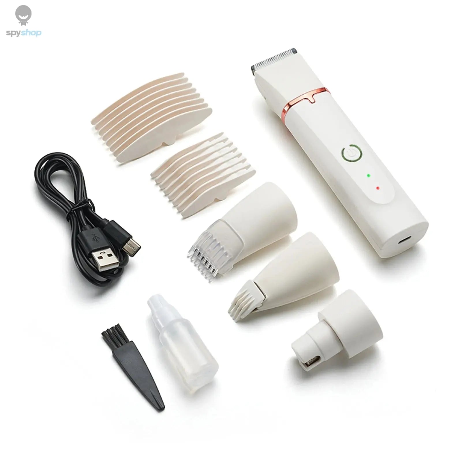 Professional 4-in-1 Electric Pet Grooming Tool Set Dog Hair Clippers USB Rechargeable Pets Haircut Trimmer Shaver Cats Supplies Spy-shop.com