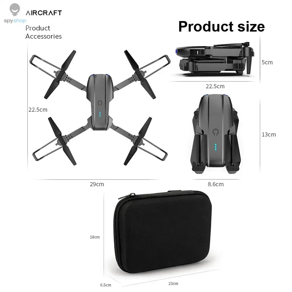 Professional HD E99Pro Drone 4k Dual WIFI fpv Quadcopter Aircraft with Obstacle Avoidance for Aerial Photography Drone Camera Spy-shop.com