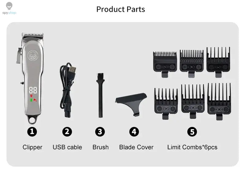 Professional Pet Trimmer Cat Shaver Dog Hair Clipper Cutting Machine Animal Puppy Grooming Kit for Dogs Cats Pets