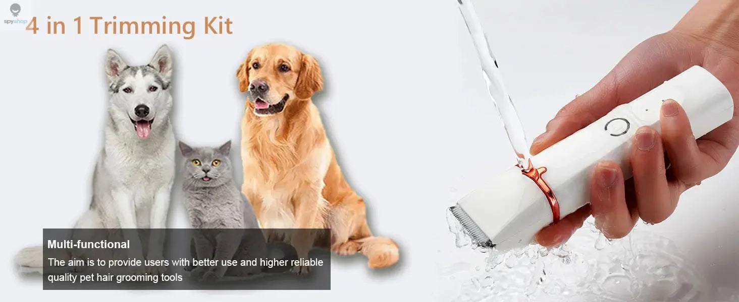 Professional Pet Trimmer Cat Shaver Dog Hair Clipper Cutting Machine Animal Puppy Grooming Kit for Dogs Cats Pets