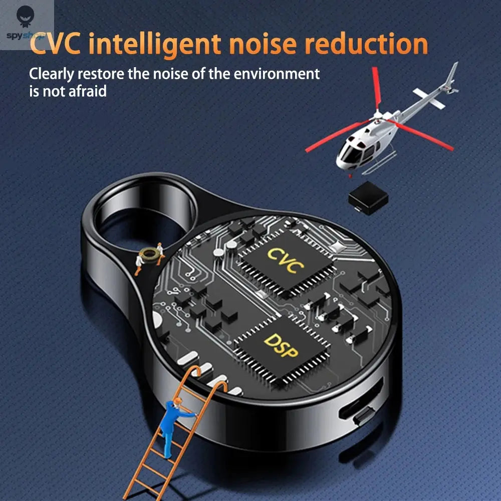 R3 Pendant Mini Voice Recorder 8G 16G 32G Professional Dictaphone Voice Activated Noise Reduction Audio Recording MP3 Player Spy-shop.com