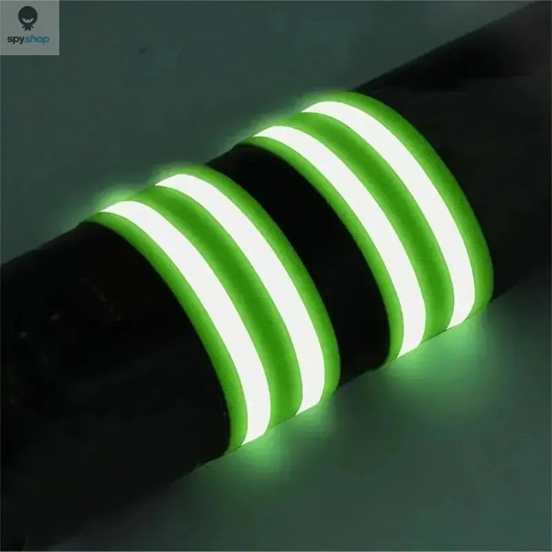 Reflect Straps for Night Walking Cycling Running Safety Reflector Tape Reflective Bands for Wrist Arm Ankle Leg High Visibility Spy-shop.com