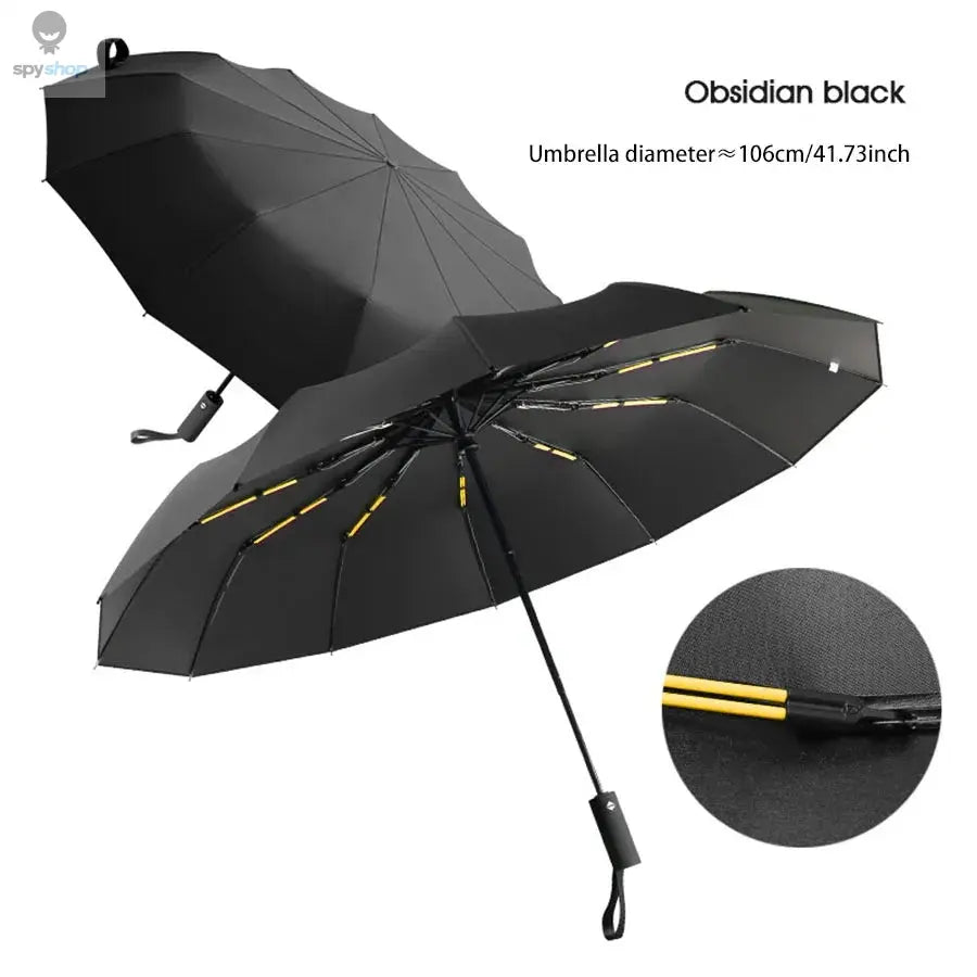 Reinforced 24-Bone Umbrella, Men's Business Strong And Durable Wind-resistant Umbrella, Anti-UV Sunscreen Umbrella Women's Sunny Spy-shop.com