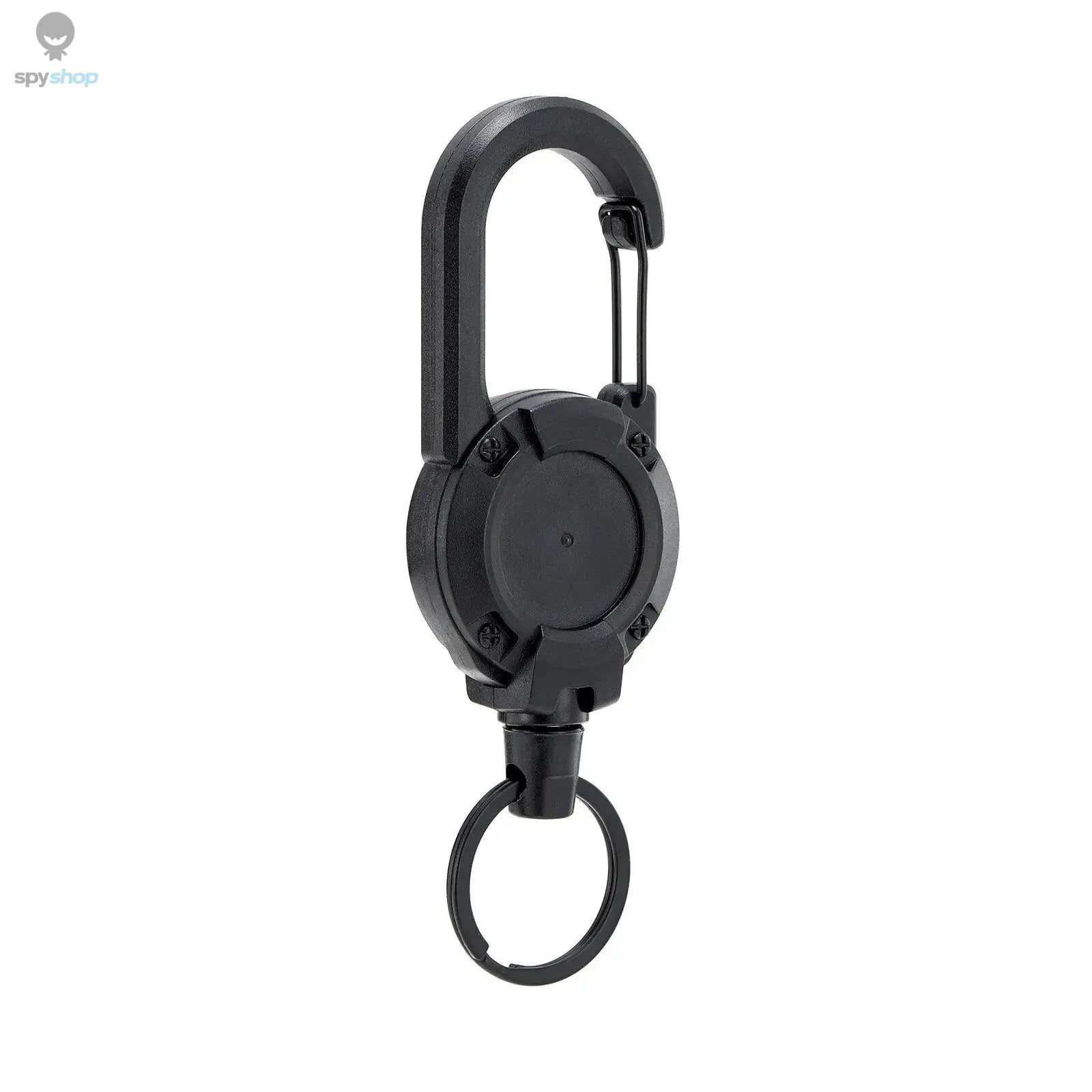Retractable Heavy Duty Pull Reel Carabiner Key Chains Strong Steel Wire Rope Buckle Spring Key Ring Outdoor Sporty Keychain Tool Spy-shop.com