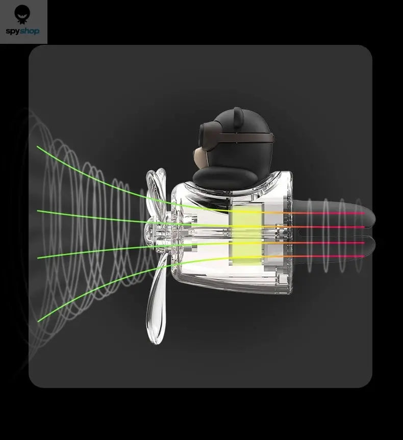 Rotating airplane pilot bear car air fresheners accessories interior decorations fan vent clips perfume fragrance diffuser aroma