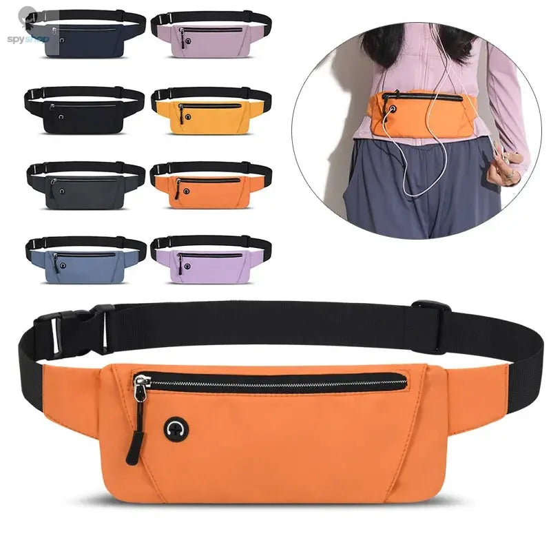 Running Waist Bag Sports Belt Pouch Mobile Phone Bag Men Women Waist Pack Lightweight Gym Sports Bag Waist Pack Adjustable Strap