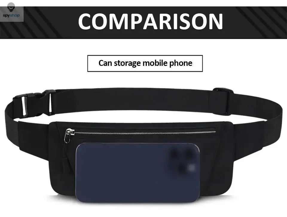 Running Waist Bag Sports Belt Pouch Mobile Phone Bag Men Women Waist Pack Lightweight Gym Sports Bag Waist Pack Adjustable Strap