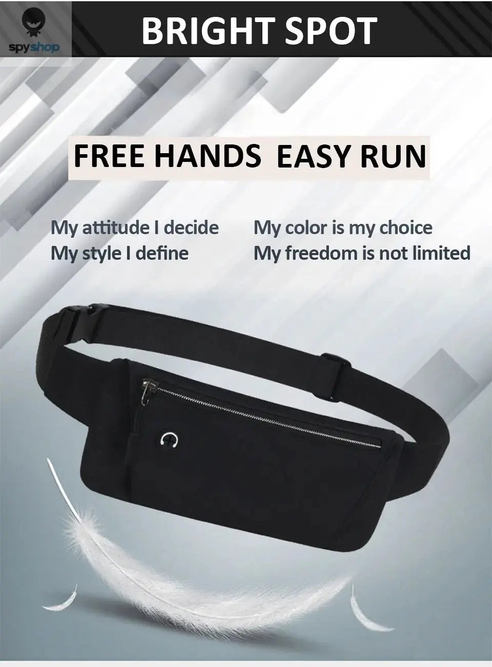 Running Waist Bag Sports Belt Pouch Mobile Phone Bag Men Women Waist Pack Lightweight Gym Sports Bag Waist Pack Adjustable Strap