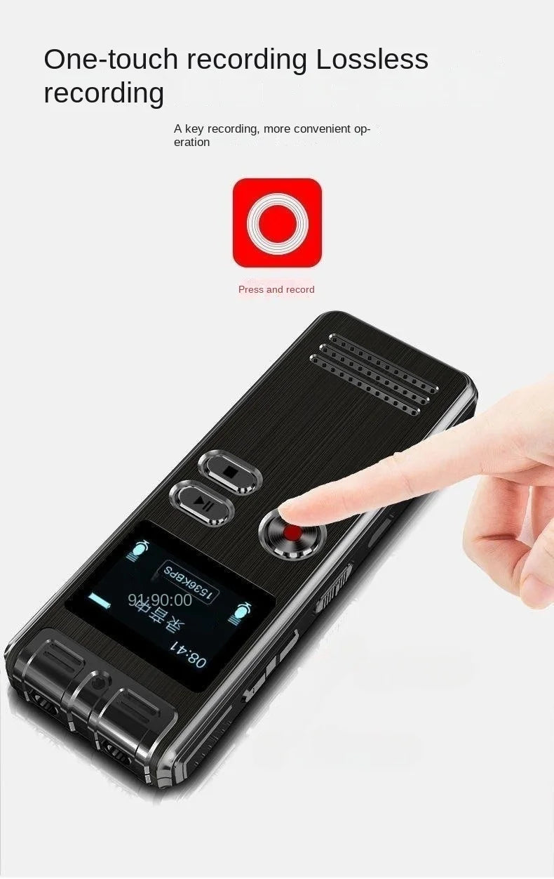 128GB Voice Activated Mini Recorder with Noise Reduction & USB