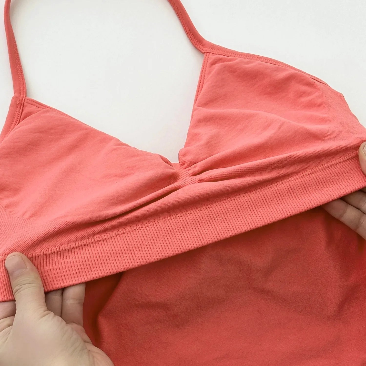 ARFTE Longline Strappy Gym Top Backless Gym Clothes Women Scrunch Built-in Bra With Removable Cups Yoga Tank Tops