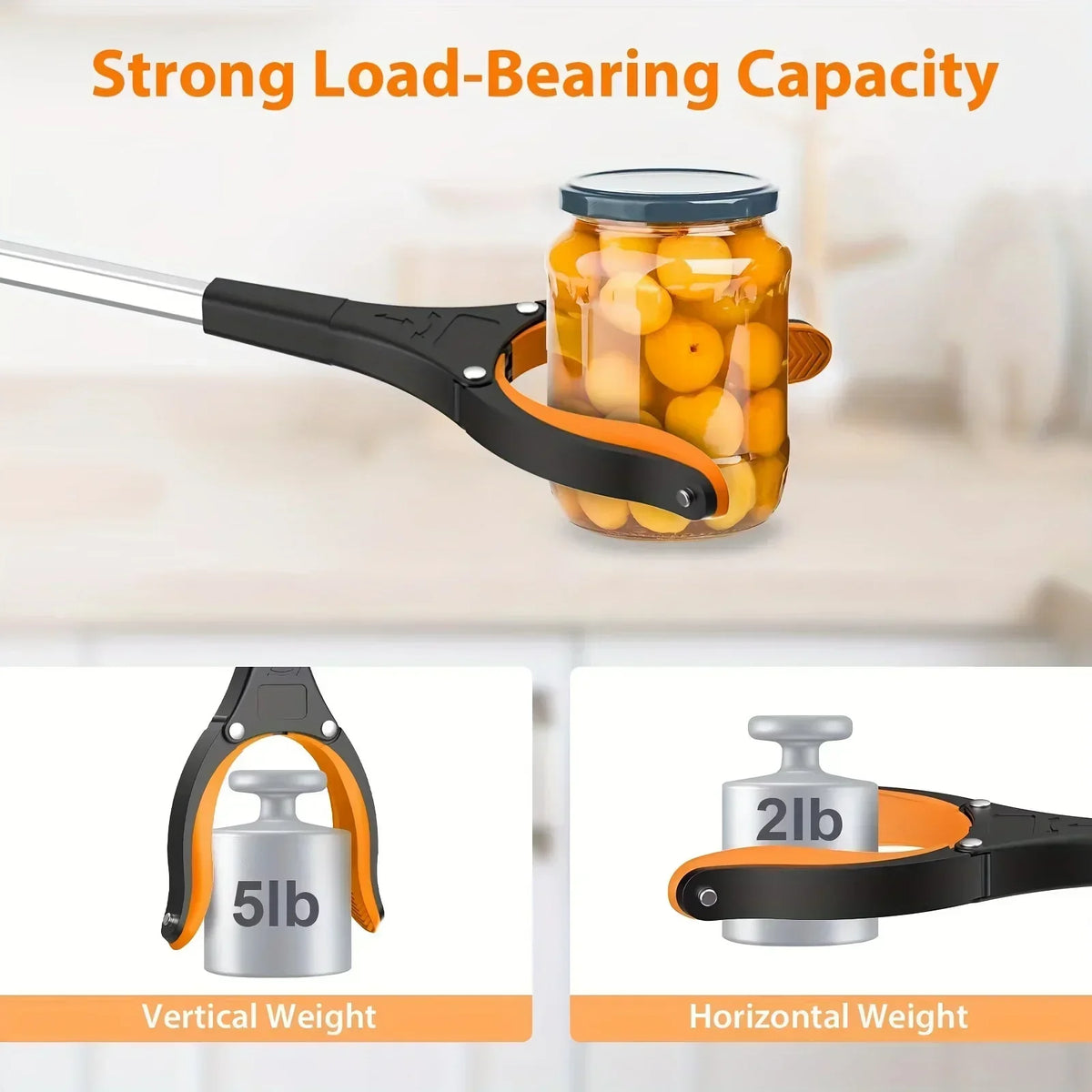 Folding Grabber Tool for Litter and Household Items