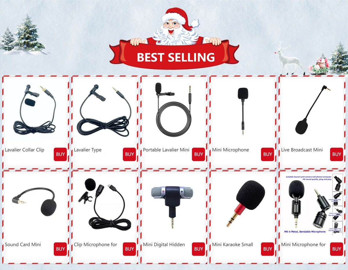 ZJ030MR Wired Lavalier Microphone, 1.5m, 3.5mm Plug Options