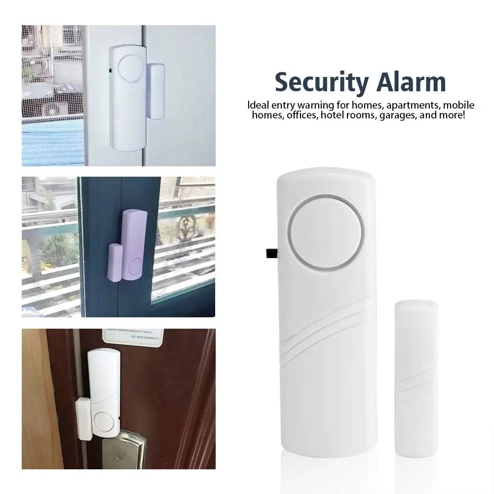 Wireless Door Window Sensor Alarm 95dB Anti-Theft Contact