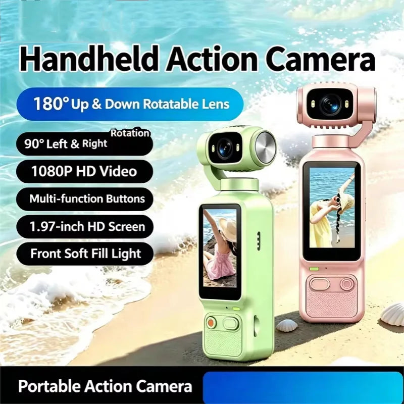 Compact Camera with Adjustable Lens, Colour Options