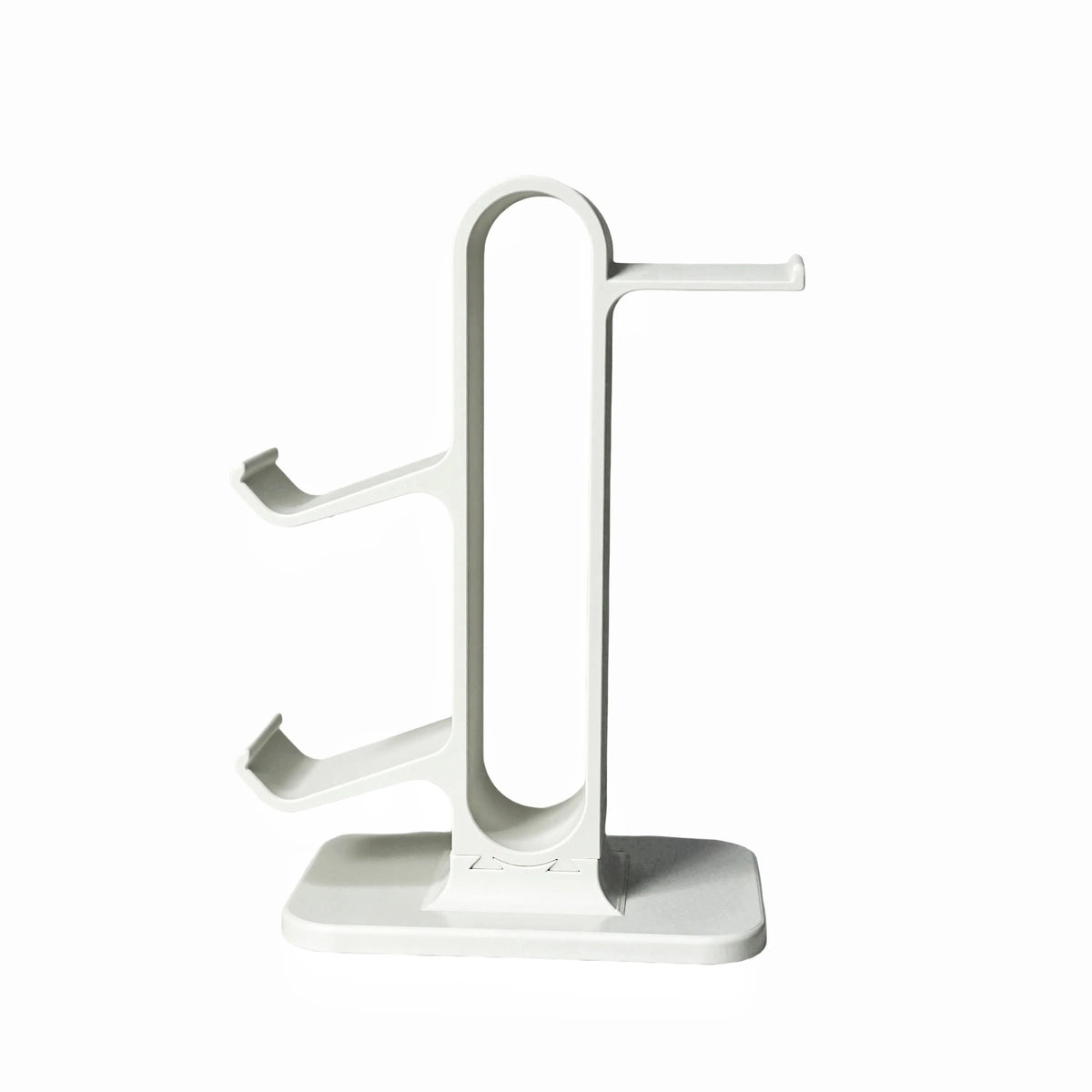 Suporte de secretária para auscultadores e dois comandos
