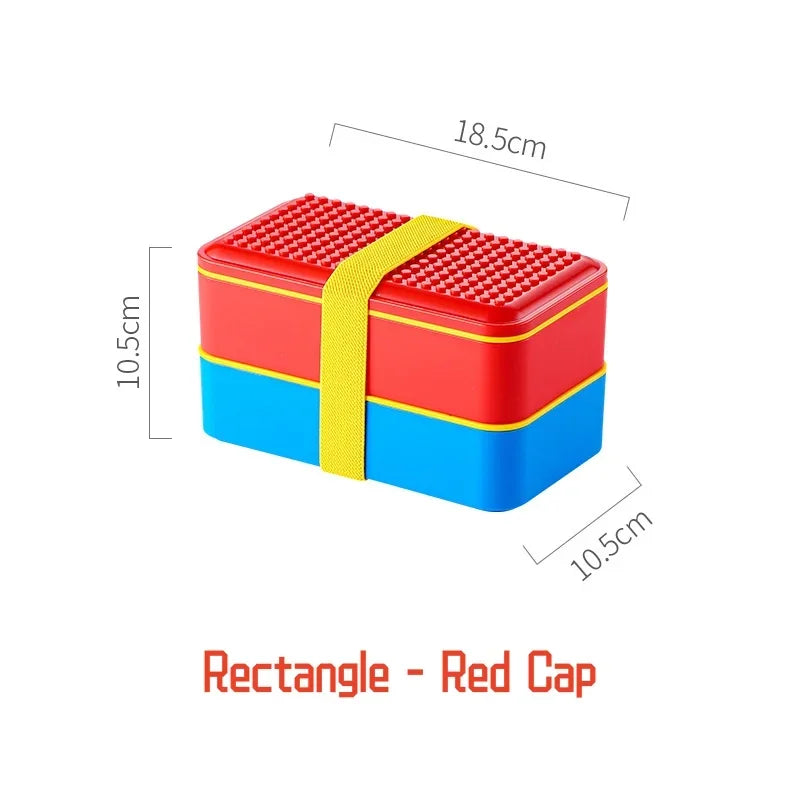 Building-Block Lunch Box or Separate Accessories