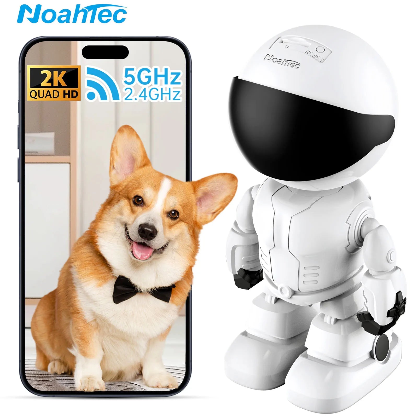 Indoor Home Security Camera with 3MP Night Vision and Audio