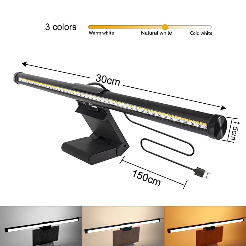 Dimmable Monitor Light Bar - RGB Options