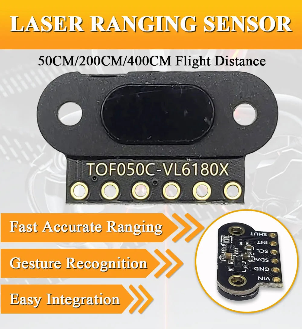 Opzioni Sensore di Distanza Time-of-Flight I2C