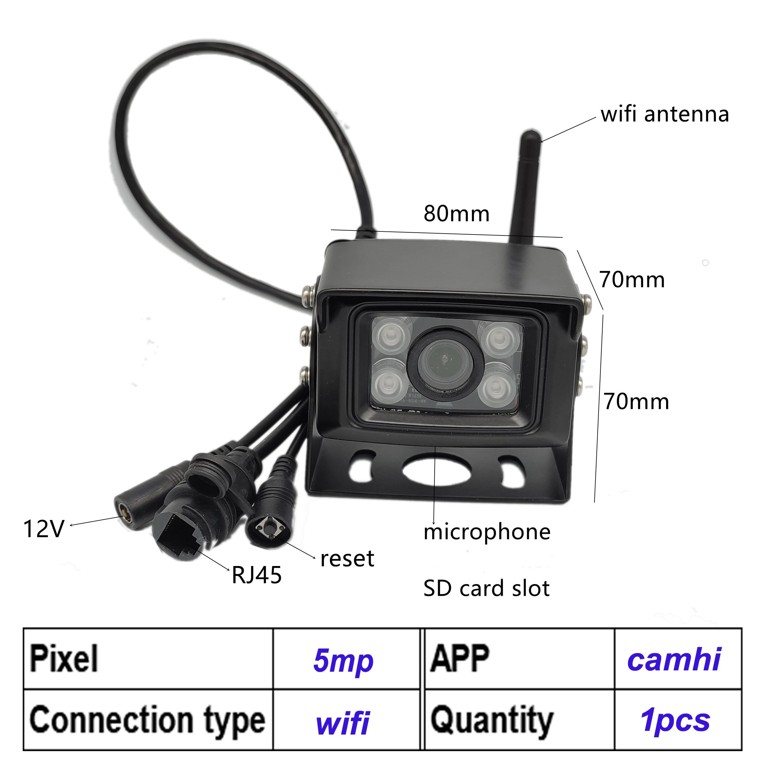 4G 4K 8MP Zewnętrzna Kamera Bezpieczeństwa IP WiFi