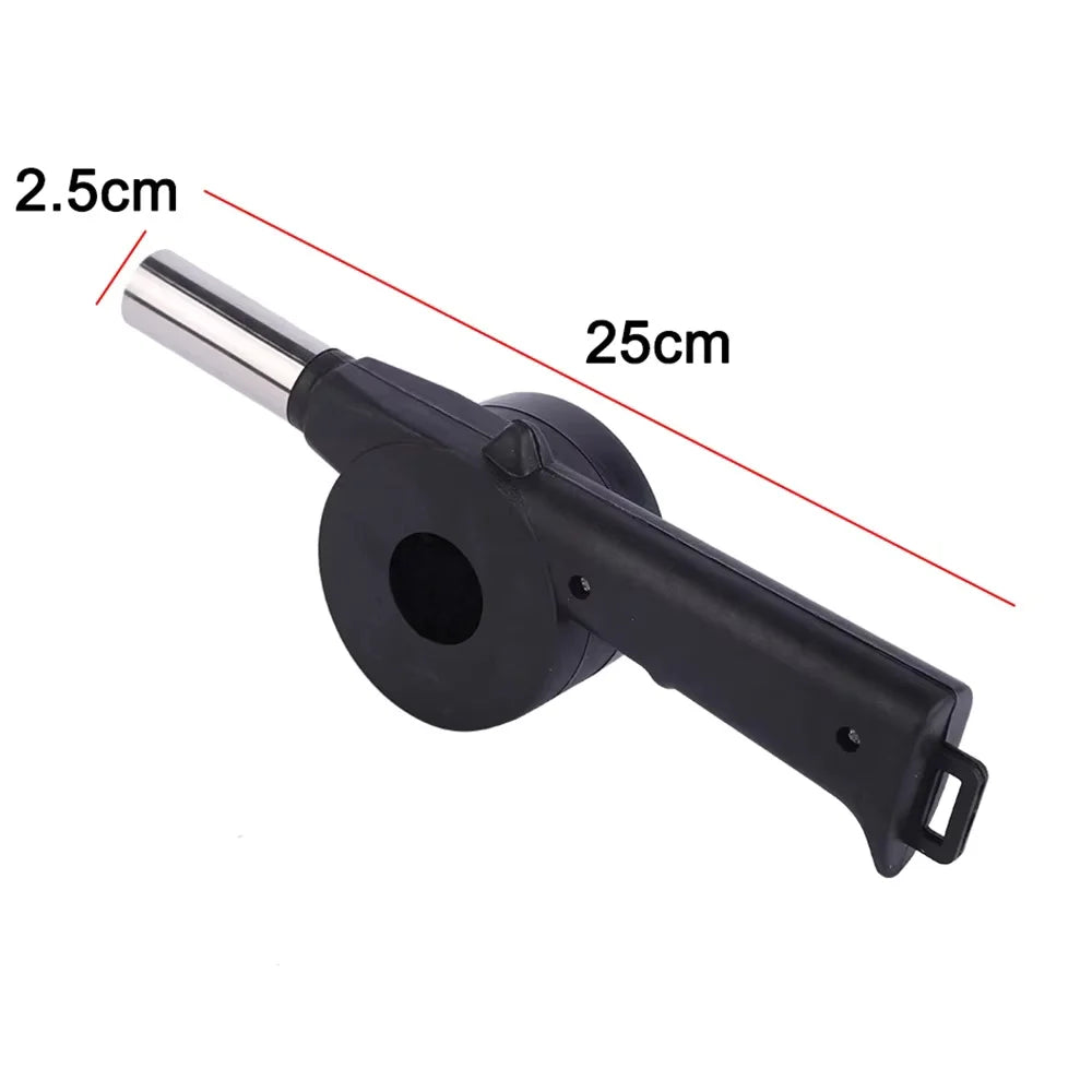 Picnic Camping Accessories BBQ Tools Portable Barbecue Fan BBQ Accessories Hand-cranked Air Blower Fire Bellows Tools