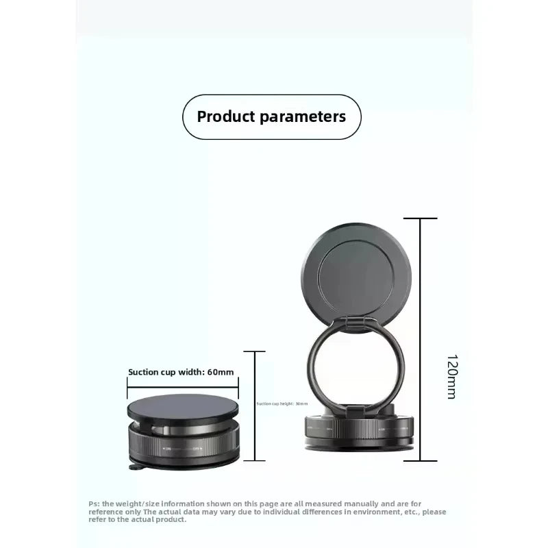 Rotating Foldable Magnetic Car Phone Holder