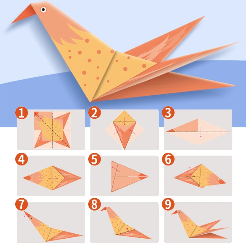 Set de origami pentru hârtie, 30 sau 96 de foi