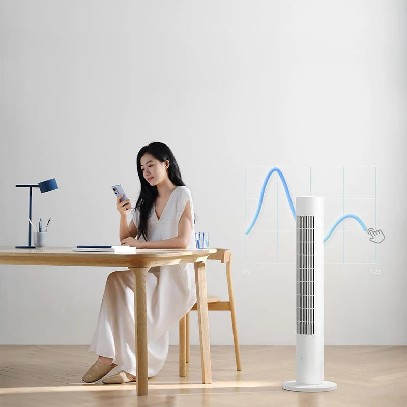 MIJIA Smart Tower Fan 2 with 150° Oscillation & App Control
