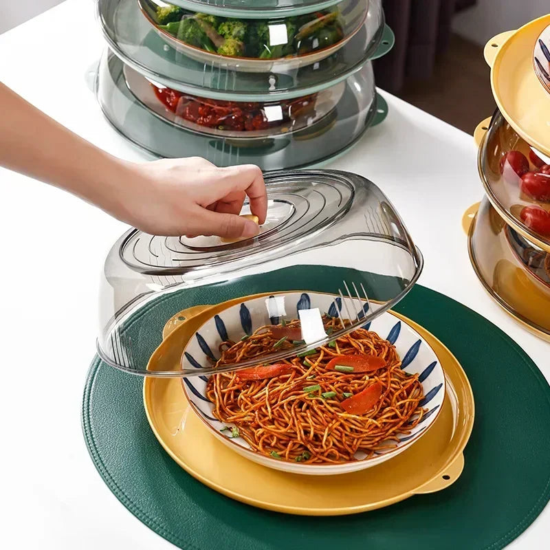 Insulated Food Cover, Stackable Transparent Kitchen Dome