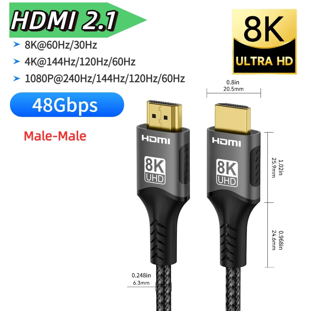 HDMI kabel - možnosti različice in dolžine