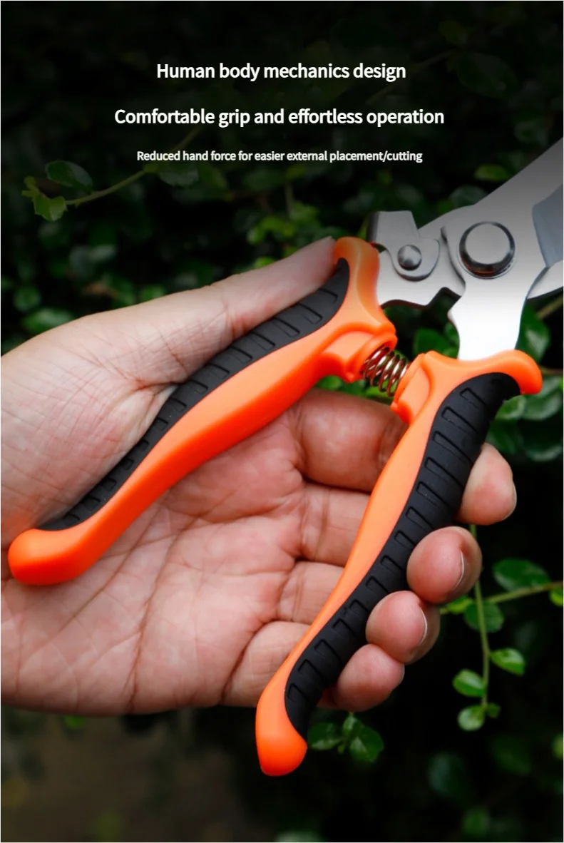 190mm Bypass Garden Pruner, Colour Options