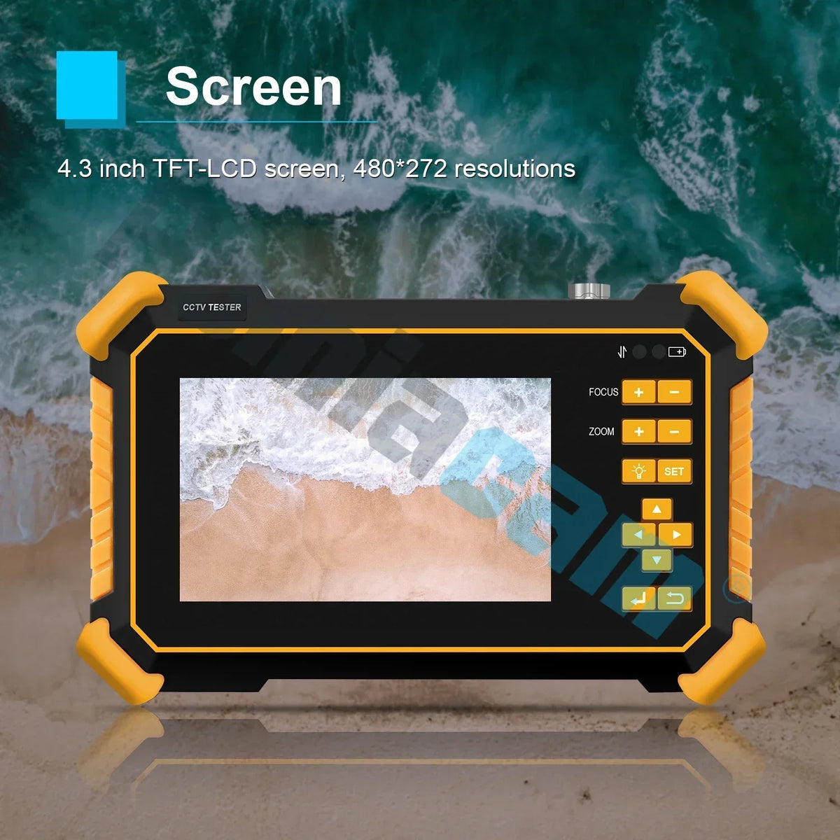 3|Testeur de caméra CCTV coaxiale HD-2900