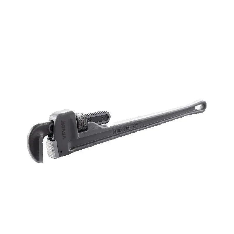 24" Aluminum Pipe Wrench Adjustable 4.1" Jaw Heavy-Duty Grip