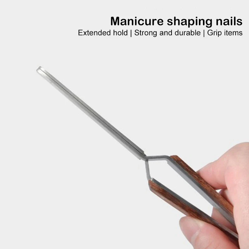 Nail Shaping Tweezers with Wooden Handle
