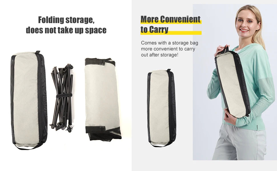 Portable Folding Camping Chair with Headrest Lightweight Aluminum Alloy