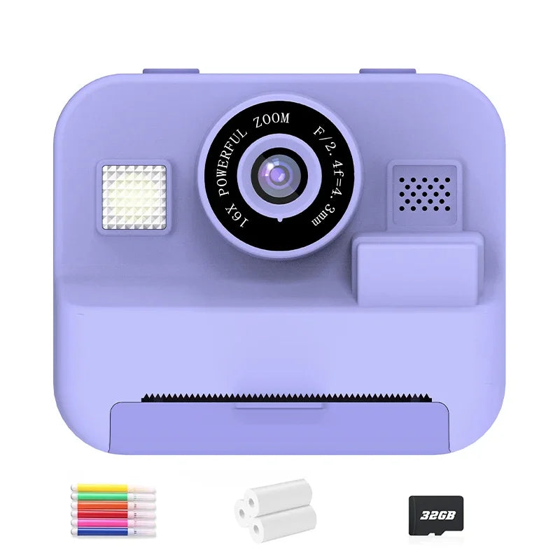 Educational Thermal Instant Print Camera with 32GB Card