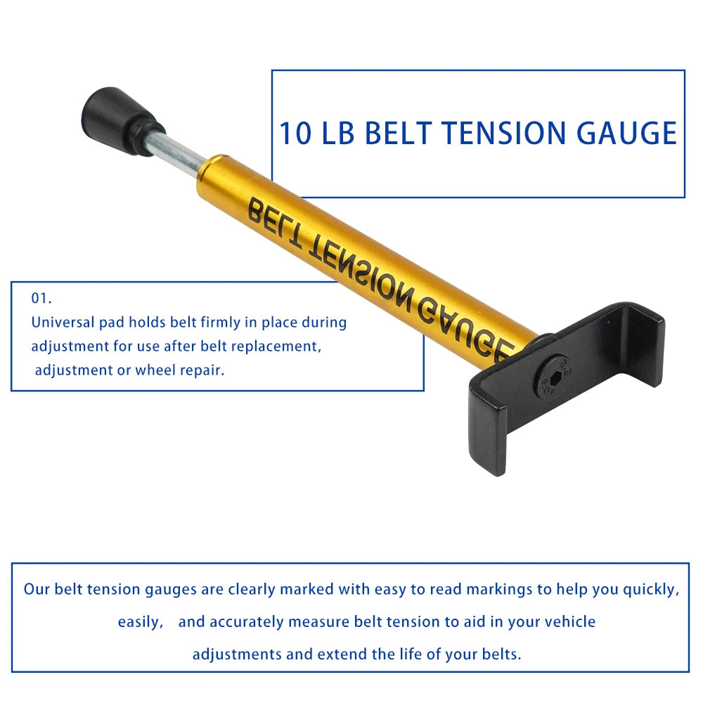riemenspanningmeter met 10 lb deflectie