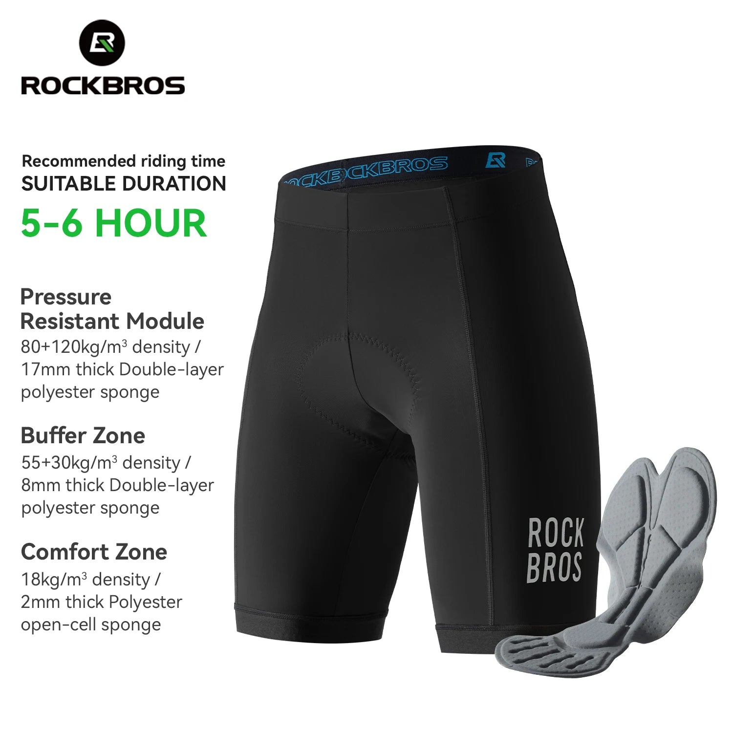 Men’s Cycling Shorts Breathable Stretch MTB Riding Shorts