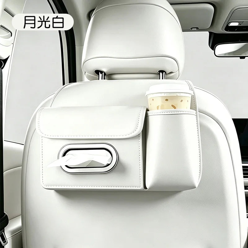 Car Seat-Back Organiser with Tissue Storage