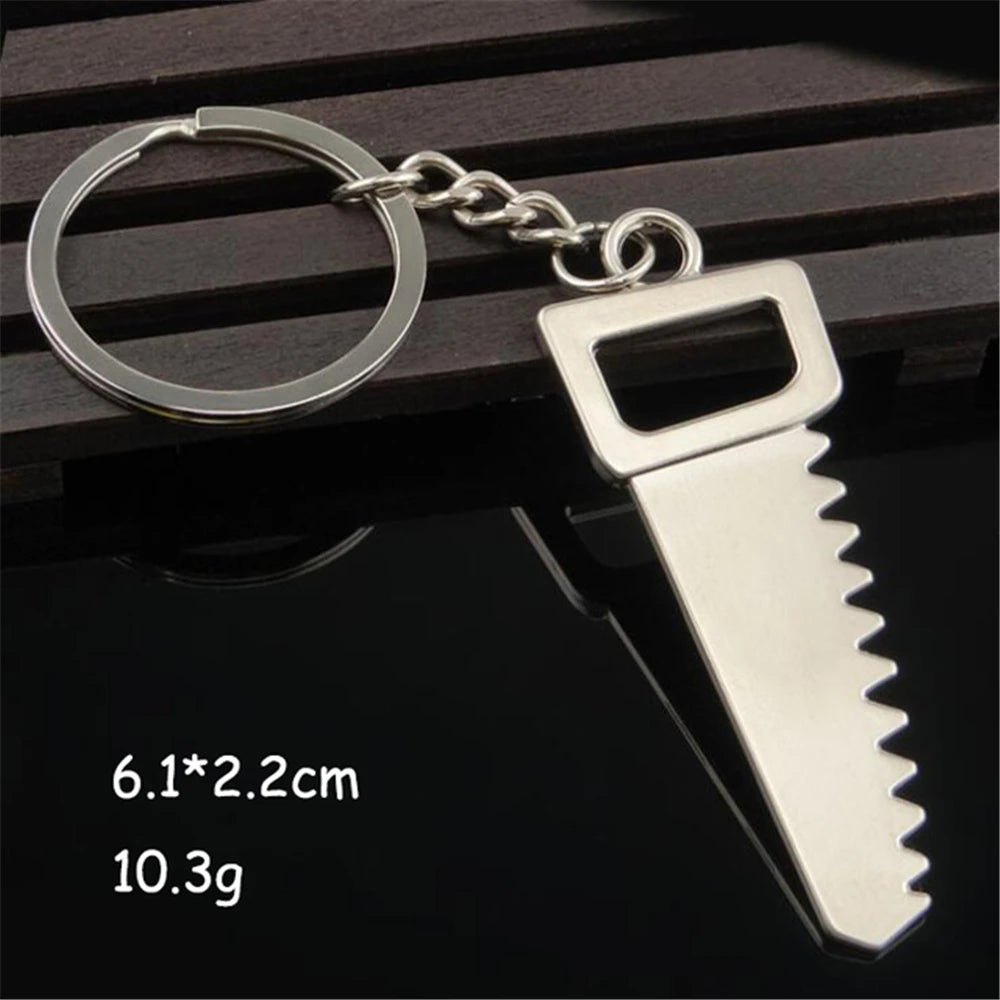 Creative Mini Metal Wrench Tools Keychain Portable Outdoor Multifunction Spanner Car Key Rings For Men Utility Gifts