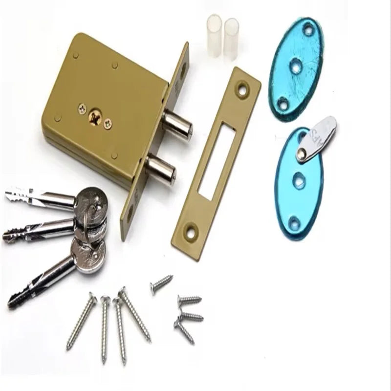 Concealed-Door Box Lock, 72 x 57 x 15 mm