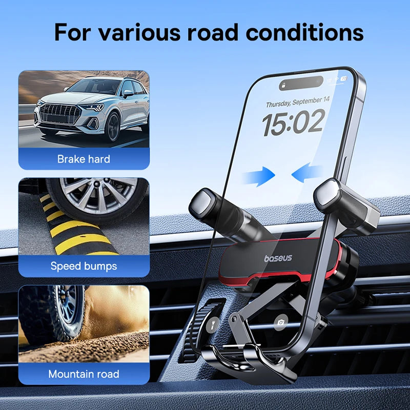 Baseus Auto Clamping Car Phone Mount Air Vent Gravity Holder