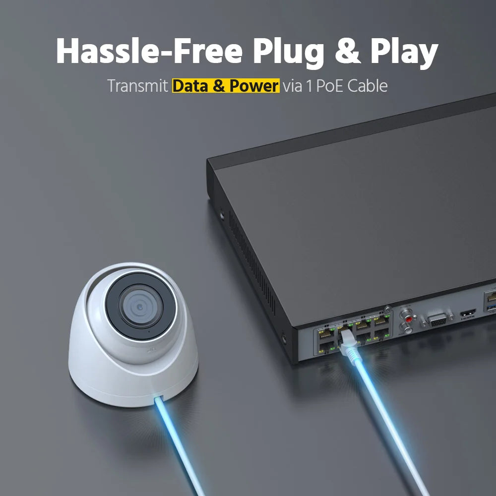 ANNKE 8-Channel 12MP PoE NVR for IP Camera Security