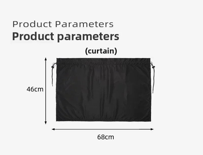 Cartoon Car Window Sunshade with Suction Cups for Kids